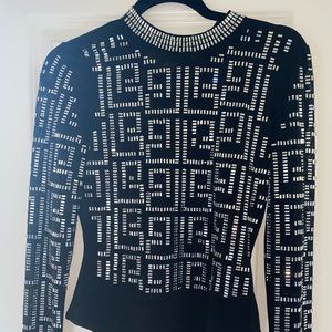 Rhinestone body suit